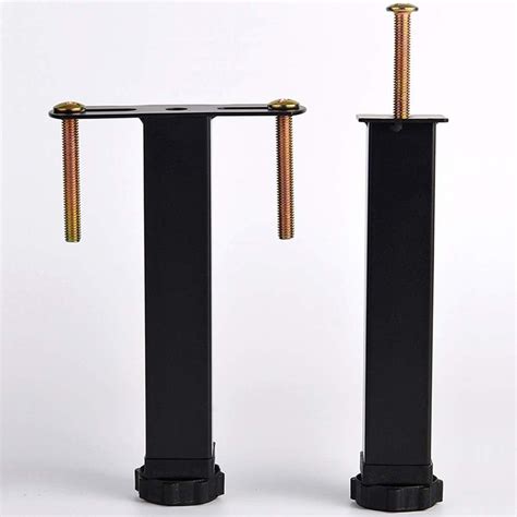 Buy JPENG Metal Support Legs, Adjustable Bed Leg Bed Frame Furniture ...