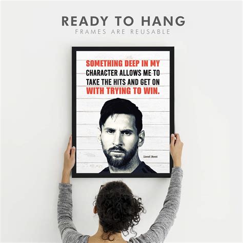 Buy Chaka Chaundh - Lionel Messi quotes posters - Messi quotes frame ...