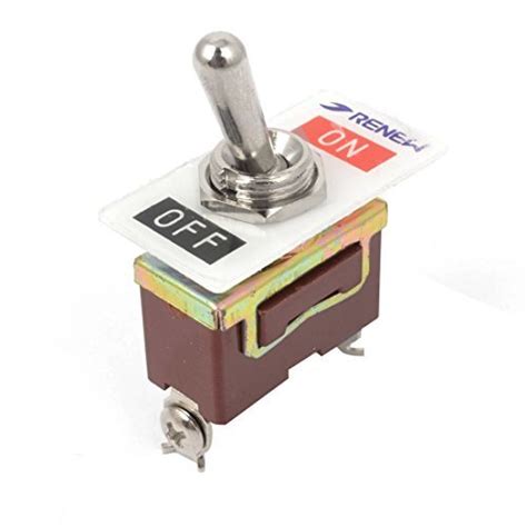 Alcoa PrimeAC 250V 10A/125V 15A ON-OFF 2 Terminals SPST Locking Toggle ...