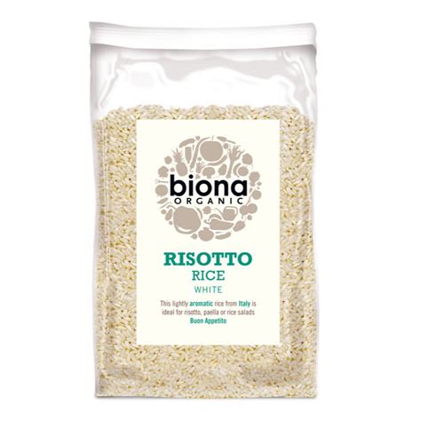 Organic White Risotto Rice in 500g from Biona