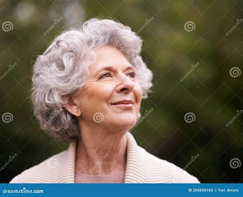 Aging Gracefully. a Senior Woman Standing Outside. Stock Image - Image of confidence, caucasian ...