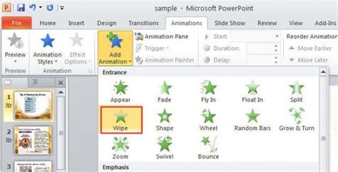 How to Add Animation in PowerPoint 的图像结果