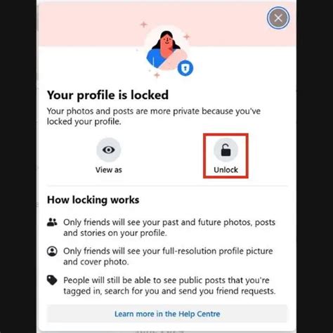 Image result for How to Enable Lock Profile in Facebook Using Browser