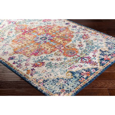 Artistic Weavers Harput Medallion Area Rug, Blue, India | Ubuy