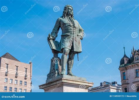Monument of Famous German Composer George Frideric Handel in Halle ...