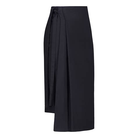 JOAN - NOIR | jupe portefeuille asymétrique - Elisa C-Rossow