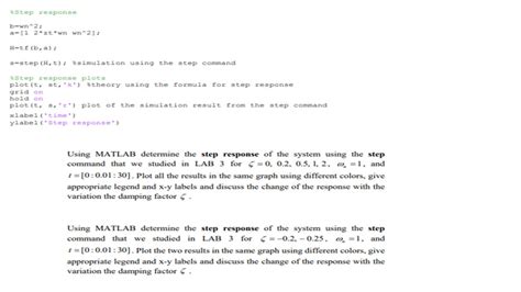 Image result for Step Response MATLAB