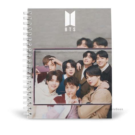 BTS group pose Diary | A5 160 Pages Unruled Diary : Amazon.in: Office ...