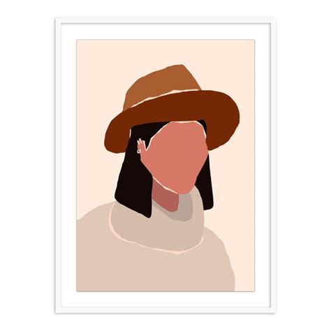 Shop Colorfull Women Painting Framed Wall Art For Living Room Bedroom ...