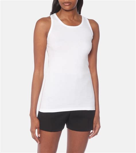 Ladies White Tank Top