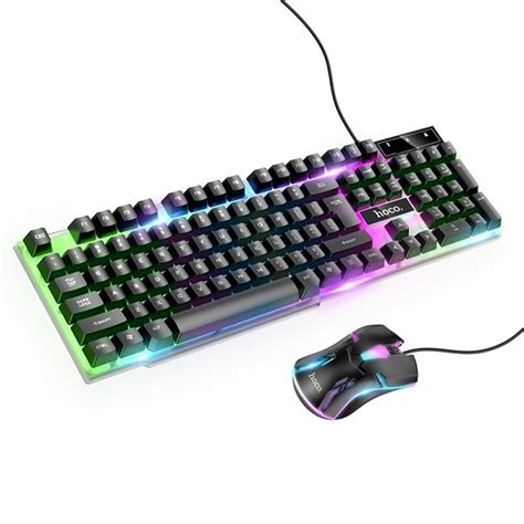 Led Usb Rgb Keyboard Rolled Mechanical Gaming Mouse | Ubuy India