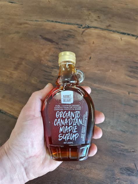 ORGANIC CANADIAN MAPLE SYRUP 250ML (NATURE'S DELIGHT) - The Little Big ...