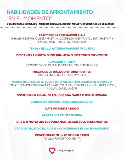 MH coping skills_spanish - Conquering CHD