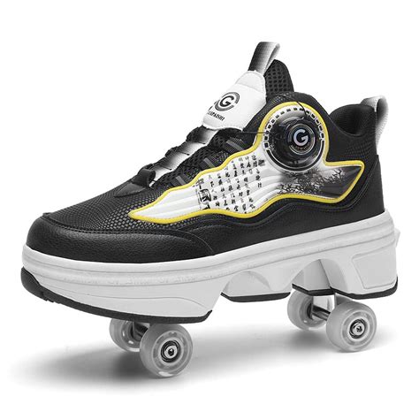 Roller Skate Shoes for Women Men Four Rounds Children's Roller Skates ...