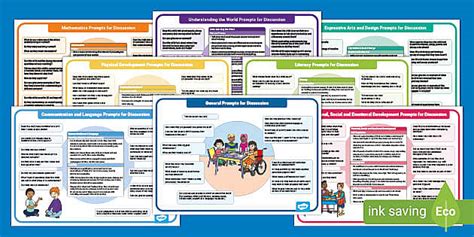 Foundation Stage Profile: Prompts for Discussion Posters