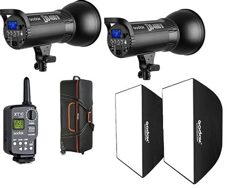 Godox DS400II Studio Kit |Power 400Ws | GN 65| Bowens Mount| Portable 1 ...