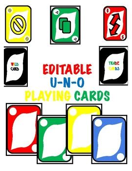 Uno Card Template