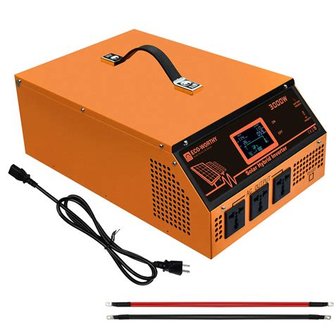ECO-WORTHY All-in-one Solar Hybrid Charger Inverter Built in 3000W 24V ...