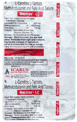 Neutron Lc Tablet 10 - Uses, Side Effects, Dosage, Price | Truemeds