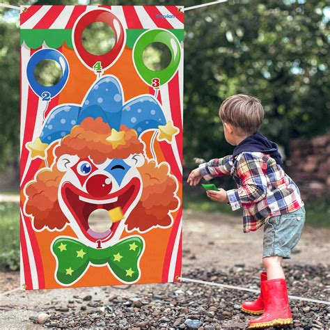 Buy Toyvian Carnival Toss Games with 3 Bean Bag,Fun Carnival Game for ...
