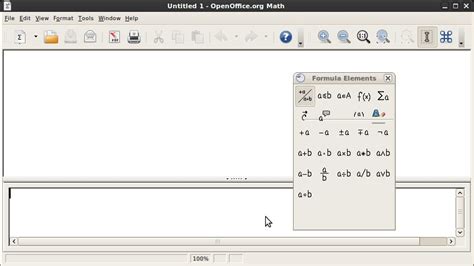 OpenOffice Math 的图像结果