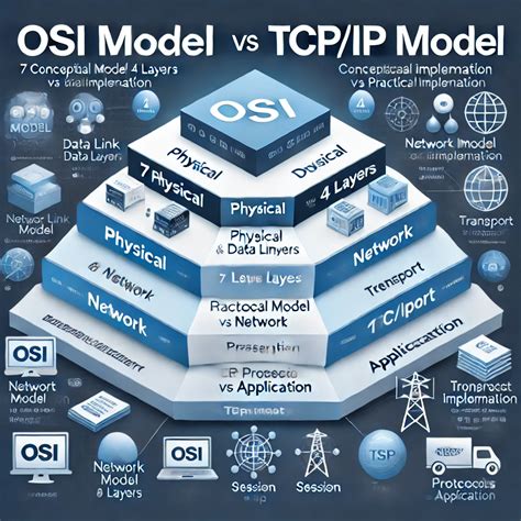 OSI Model vs TCP IP Model 的图像结果