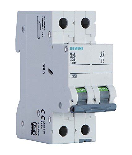 Siemens Betagard 5SL Miniature Circuit Breaker with C Characteristics ...
