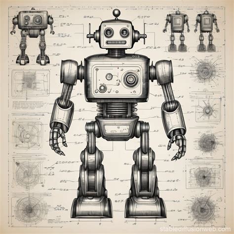 Image result for Blueprint Robot Design