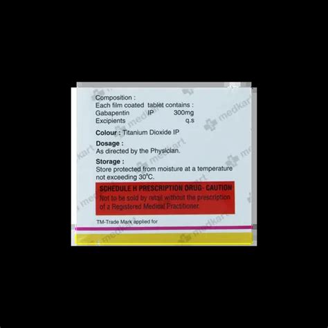 Buy Gabapil 300 Tablet Online | Gabapentin 300mg Uses, Price & Side ...