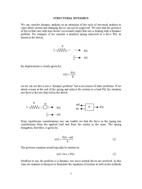 Image result for Structural Dynamics Examples