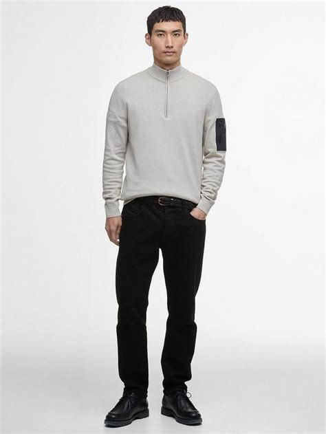 Barbour International Blades Half-Zip Jumper, Grey