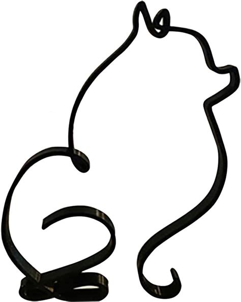 Buy Metal Dog Minimalist Art Wall Sculpture, Abstract Metal Wire ...