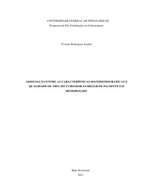 Fillable Online UNIVERSIDADE FEDERAL DE MINAS GERAIS Programa de Ps ...