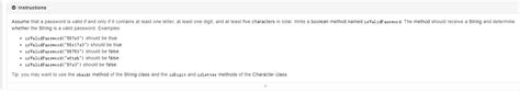String Valid Password Java 的图像结果