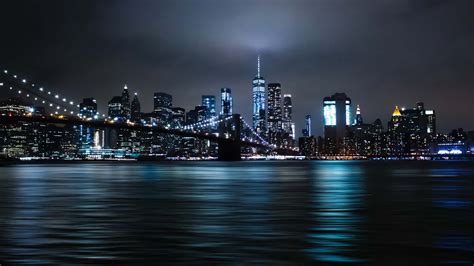 Download Brooklyn City Night Pictures | Wallpapers.com