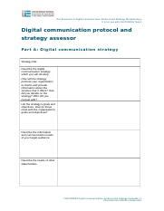 Digital Communication Strategy Template 的图像结果