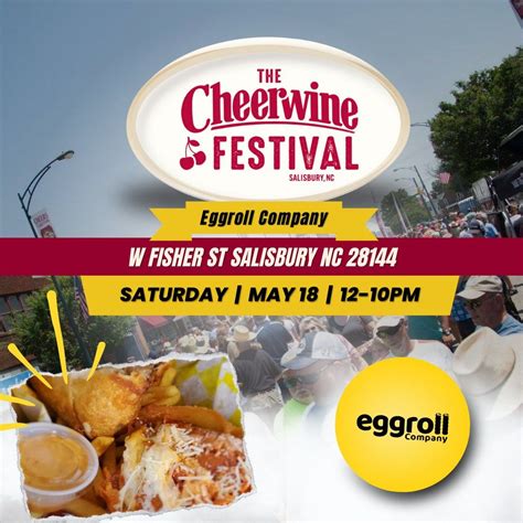 Eggroll Company at ? Cheerwine Festival, W Fisher St, Salisbury, NC ...