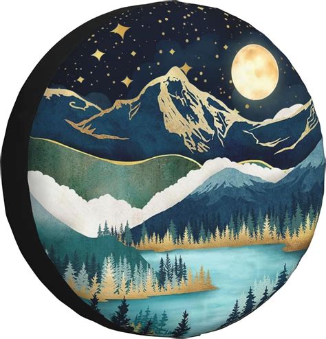 Amazon.com: Spare Tire Cover for RV Camper Trailer Mountain Natural Scenery, Weatherproof ...