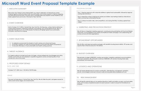 Free MS Word Event Proposal Templates: Outlines & Samples
