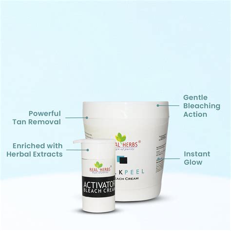 Silkpeel Bleach Cream(D-tan) – Real Herbs