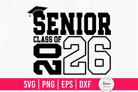 Senior Class of 2026 SVG, Graduation SVG Graphic by Anna Design ...