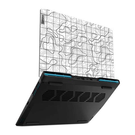 White Topography Exclusive Ideapad Gaming 3 Laptop Skin – WrapCart Skins