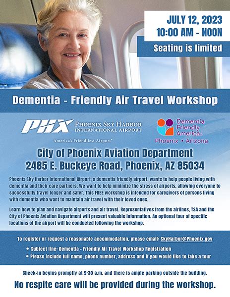 PHX Sky Harbor Hosts Dementia Friendly Air Travel Workshop | Phoenix ...