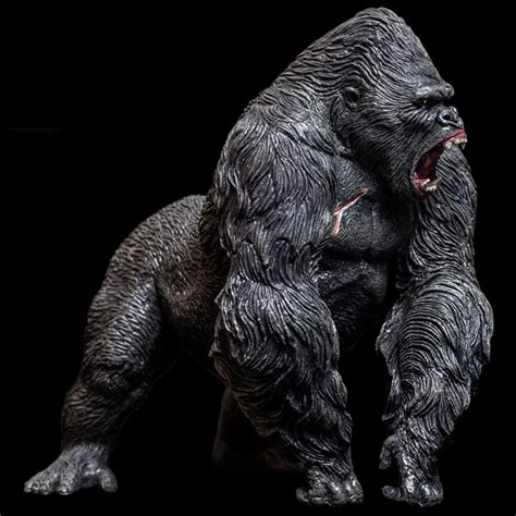 Buy Gorilla King Kong Toys with Realistic Rock Action Figure Rampage ...