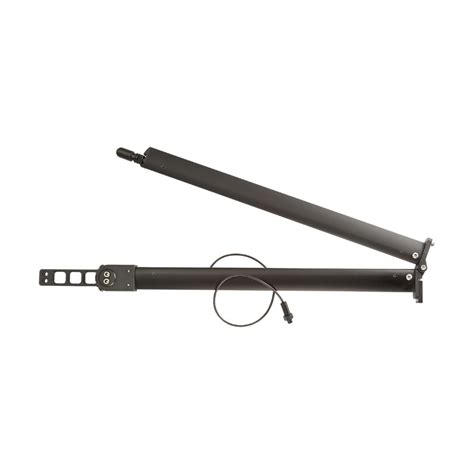 Foldable rigid mast with GPS module