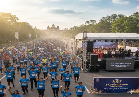 Christian marathon 5k run in Bangalore