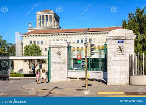 The World Trade Organization WTO Headquarters in Geneva, Switzerland Editorial Image - Image of ...
