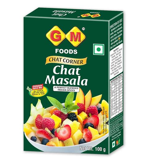 GM Foods Chat Masala 100 Gram (Pack Of 2)