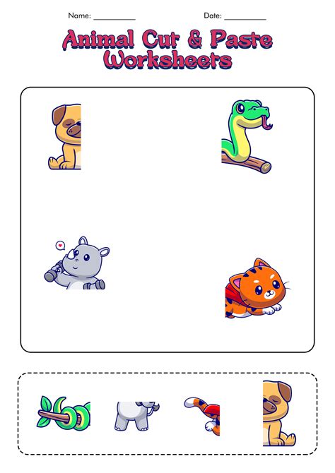 12 Preschool Cut And Paste Shape Worksheets - Free PDF at worksheeto.com