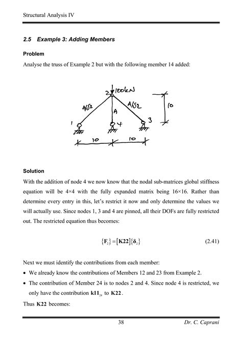 Image result for Stiffness Matrix Method Solved Examples